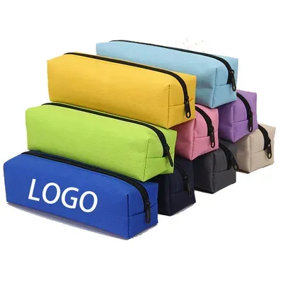 PENCIL POUCH WITH LOGO