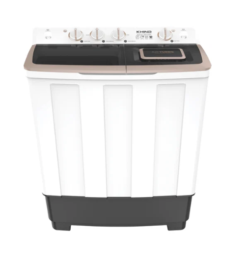 Semi Auto Washing Machine -8 Kg Capacity, Colour : White Gold