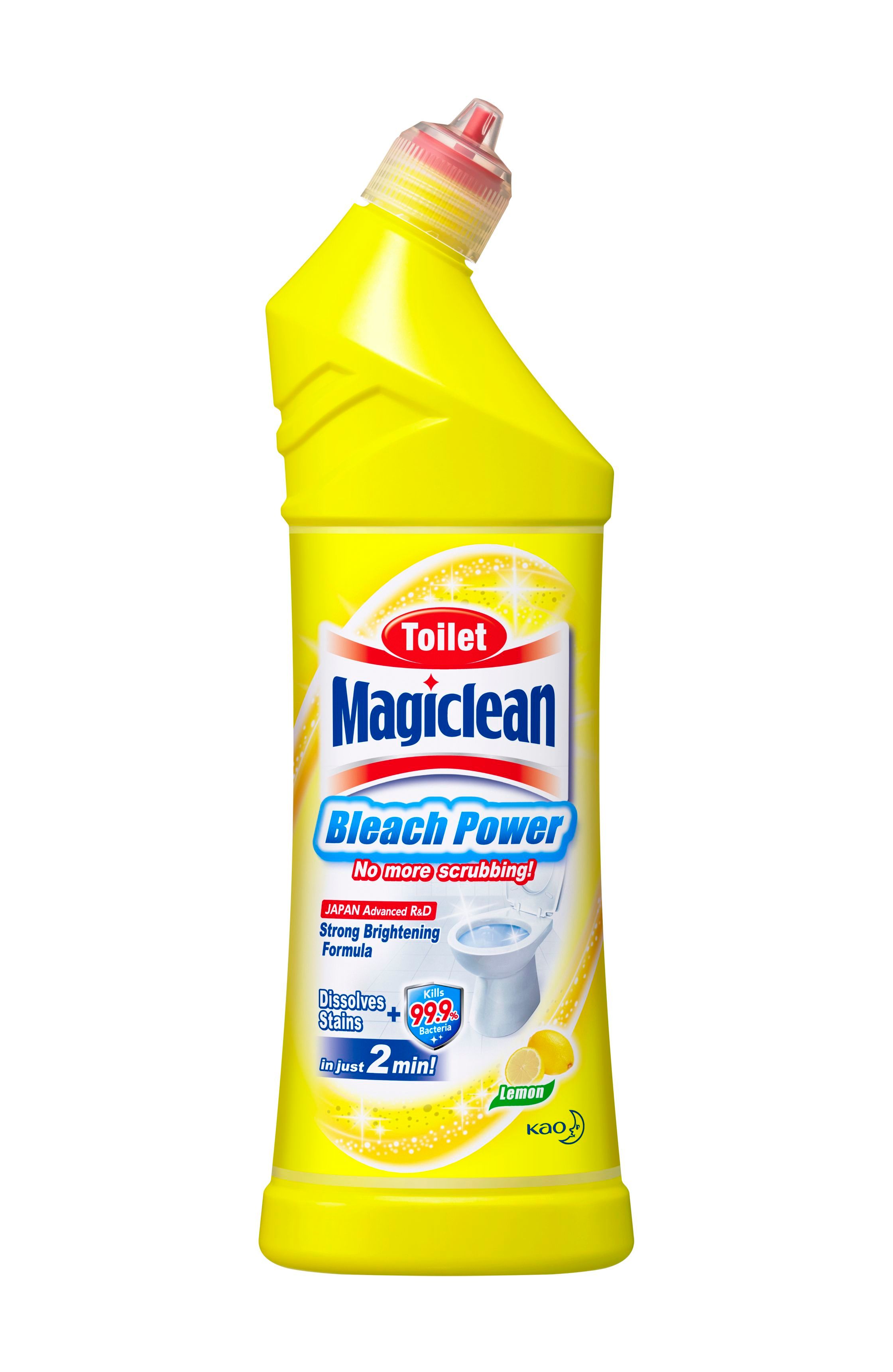 MAGICLEAN TOILET BLEACH-LEMON 500ML x 12