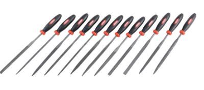 Kennedy 140mm (5.1/2") 12 Piece Second Cut Assorted Needle File Set KEN0315990K