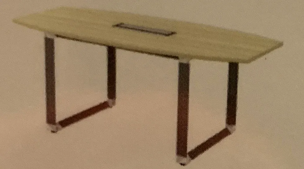 6鈥�BOAT-SHAPE CONFERENCE TABLE
