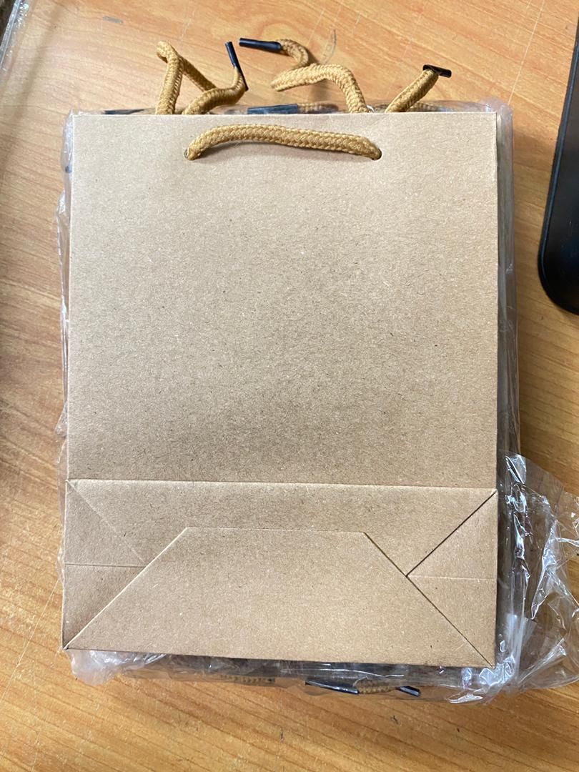 PAPER BAG BROWN 7 1/2 x 6inch 12PCS/PAC