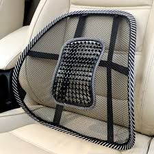 Universal Car Back Support Chair Massage Lumbar Support Waist Cushion Mesh Ventilate Cushion Pad For Car Office Home