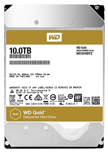 WESTERN DIGITAL 3.5 INCH RE4 10TB 7200RPM 256MB SATA III GOLD CAVIAR RAID EDITION WD101KRYZ