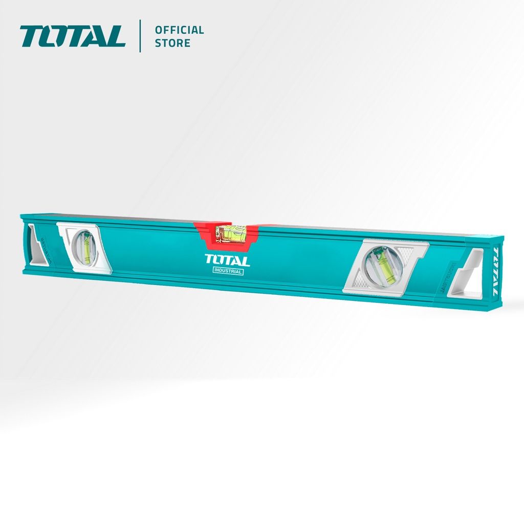 TOTAL SPIRIT LEVEL WITH V-GROOVE + 3 SPIRIT BUBBLE MILLED SURFACE (30CM/40CM/60CM) TMT23086/TMT24086/TMT26086