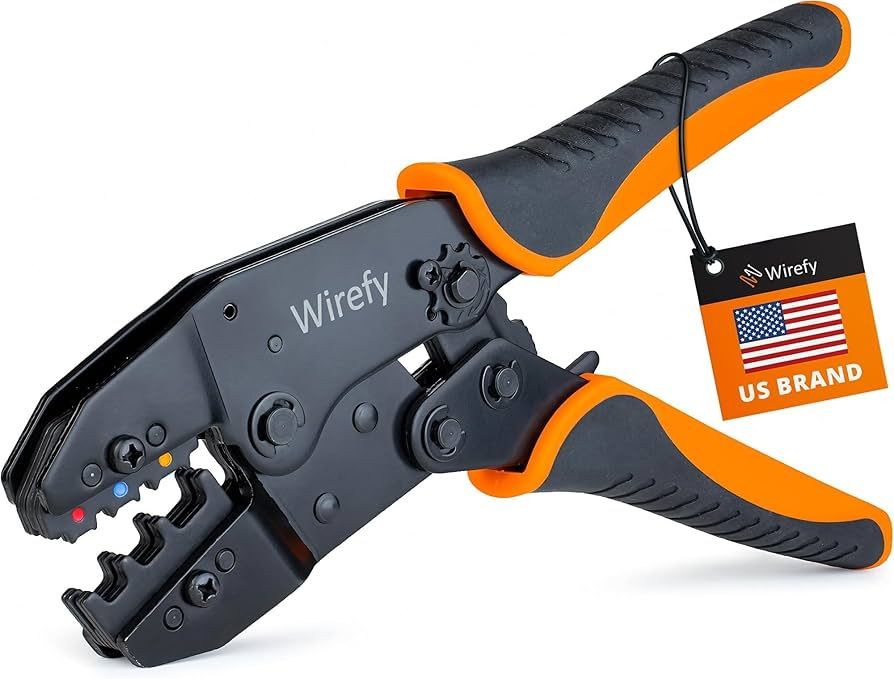 Crimper Plier Wire Terminal Connector Crimping Tool Ratcheting Crimper Cable Clamp Electrician Wire