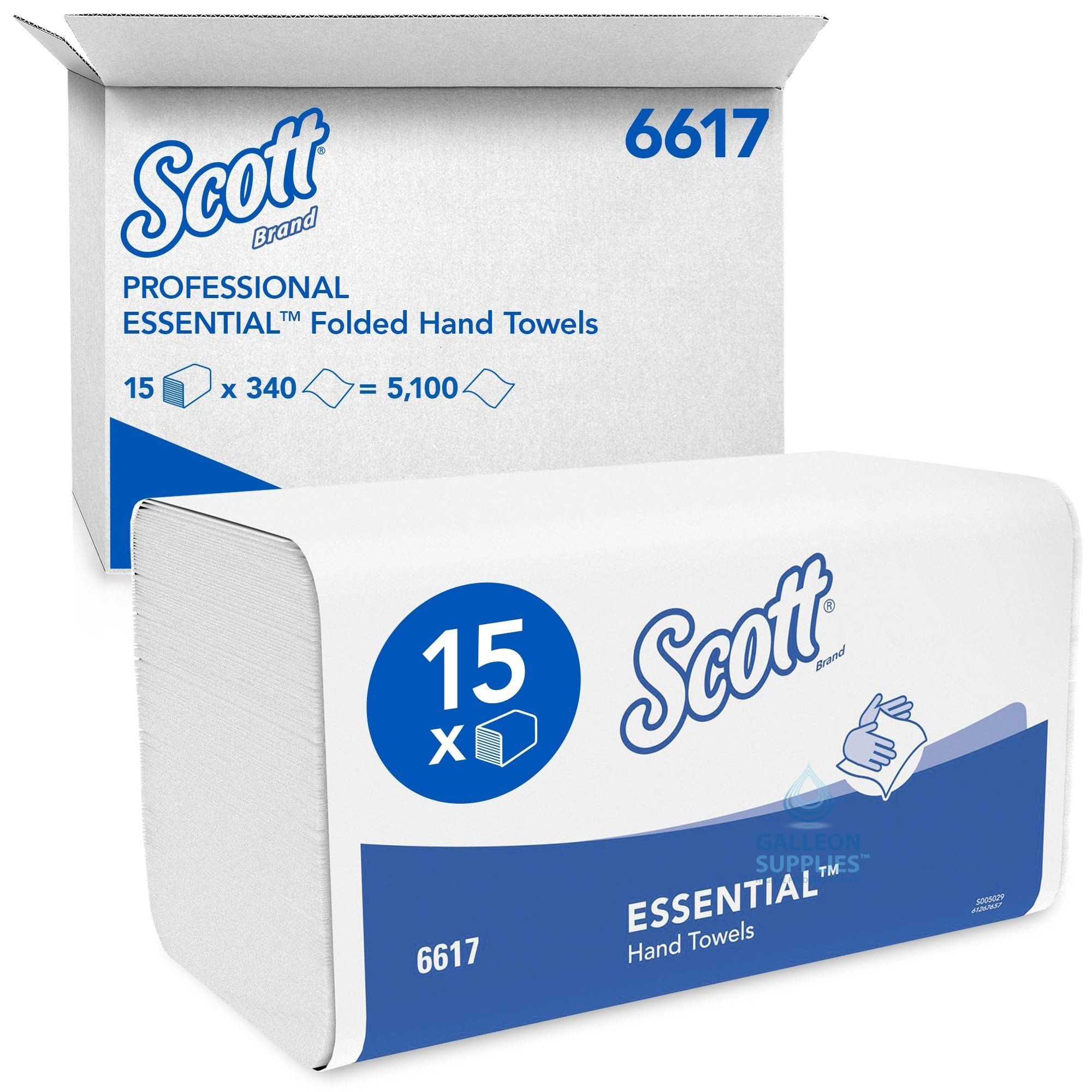 *Kimberly Clark Scott® Essential™ Interfold Hand Towels 6617 [15s]