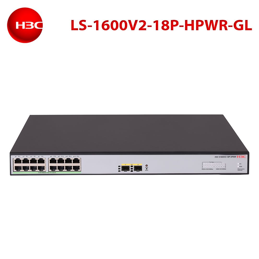 H3C LS1600V2-18P-HPWR Gigabit Access Web Managed Switch Series
