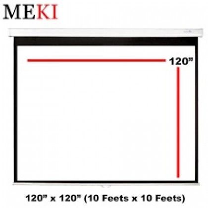 Wall Mount Screen 120" x 120" (10ft X 10ft) Manual