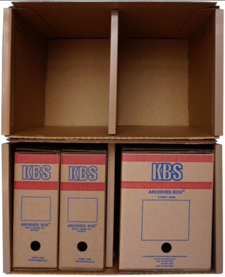 A4/F4 KBS Container Box-12pcs,/pack. Size: 15"x 18.5" x 11 "