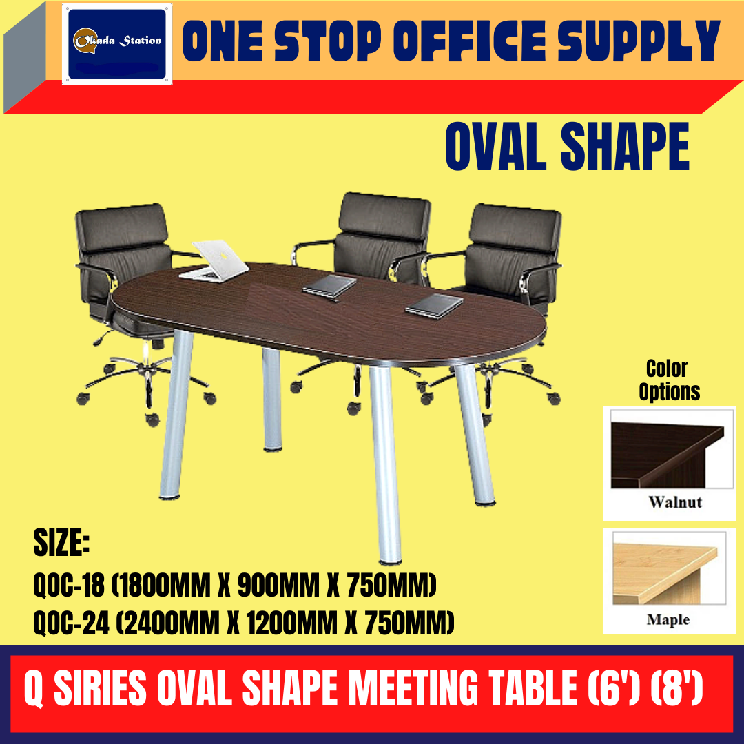 CONFERENCE TABLE WITH MESH HIGH BACK CHAIR SET