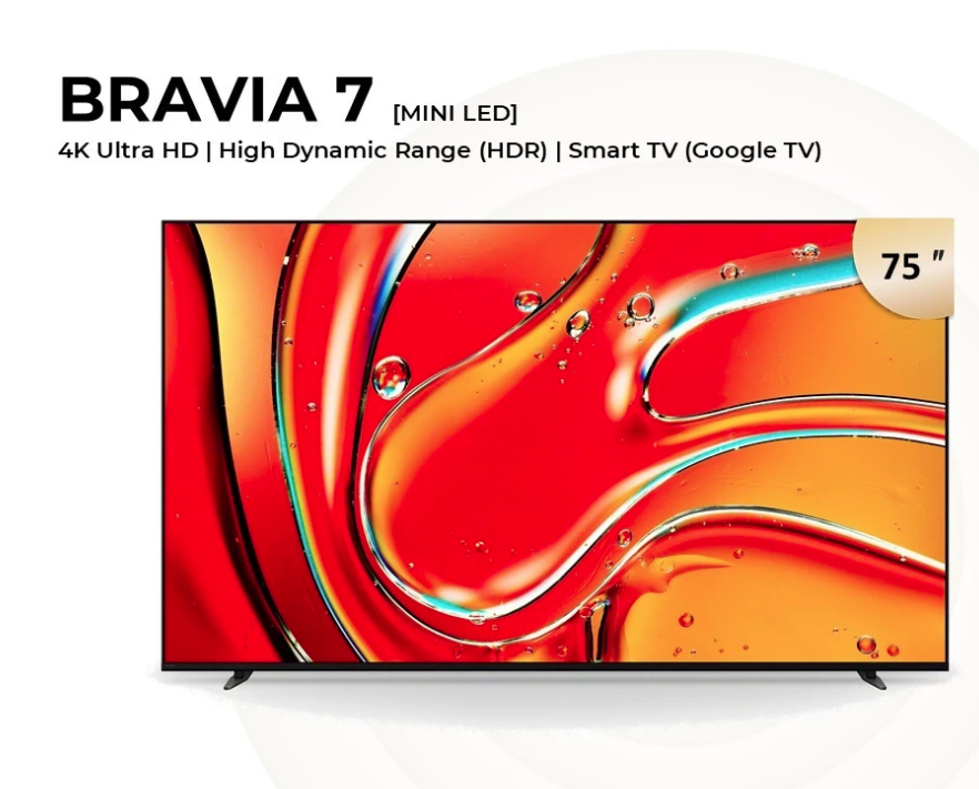 SONY BRAVIA 7 | XR PROCESSOR | MINI LED | 4K ULTRA HD | HIGH DYNAMIC RANGE (HDR) | SMART TV (GOOGLE TV)