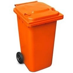 Dustbin 120L - Orange