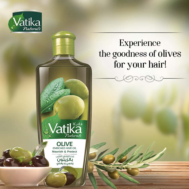 VATIKA OLIVE CACTUS,GARLIC,RED ONION AND BLACKSEED ENRICHED HAIR OIL 300ML