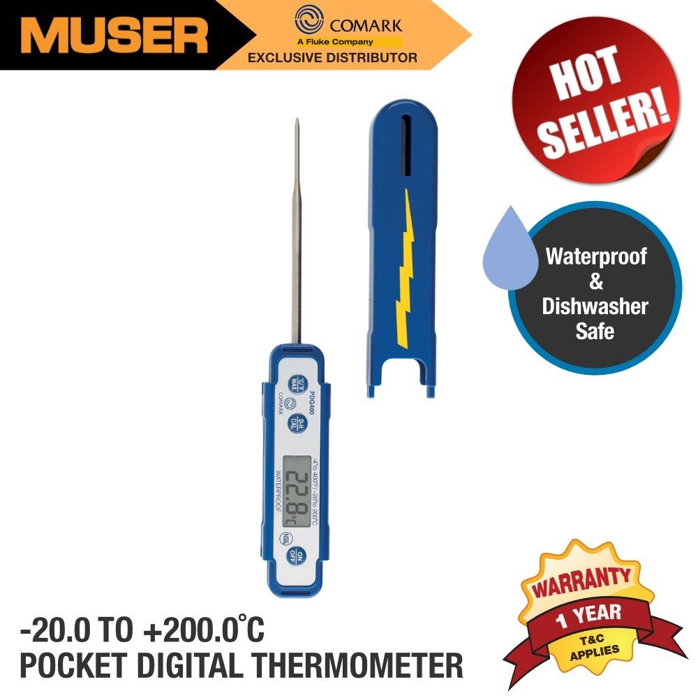 PDQ400 Waterproof Pocket Digital Thermometer