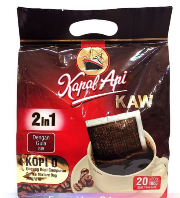 Kapal Api Kaw Kopi O 2 in 1 (20 pac x 20gm)