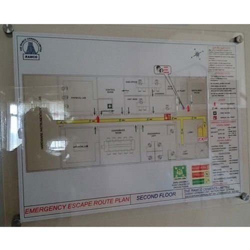 QP A0 Acrylic Information Display Board