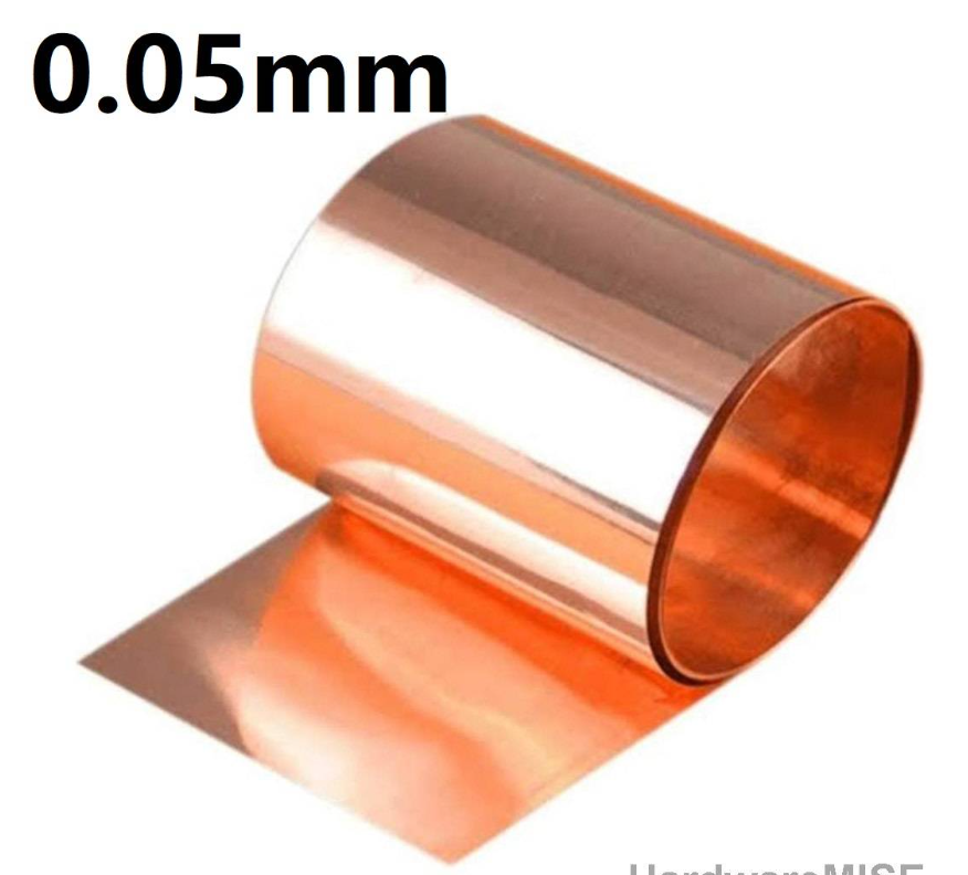 COPPER FOIL COPPER METAL SHEET SHIM PLATE THIN 0.05MM