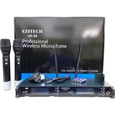 Ezitech ur88 uhf dual wireless microphone