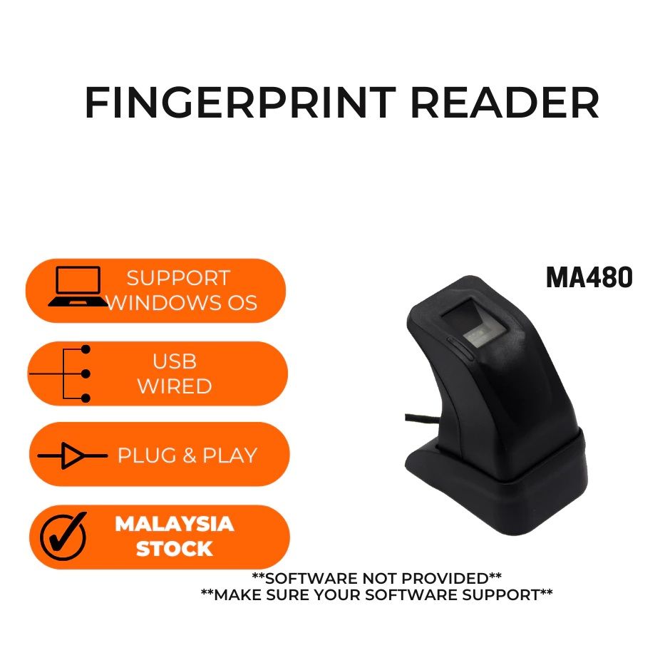 ZKTeco USB Fingerprint Reader ID Scanner (MA480)