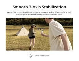 DJI Osmo Mobile 3 & Osmo Mobile SE & OM SE Handheld 3-Axis Smartphone Gimbal Foldable Stabilizer Ideal for Vlogging