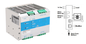 CBI2420A - 24V 20A 500W All-in-One DC UPS 鈥�DIN Rail