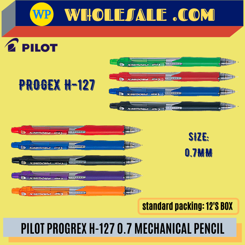 PILOT PROGREX H-127 0.7MM MACHANICAL PENCIL -VALUE PACK / Pilot / Machanical Pencil / Pilot Progrex / Pilot 0.7mm / Pilot ProGrex H-127 O.7mm Machanical Pencil