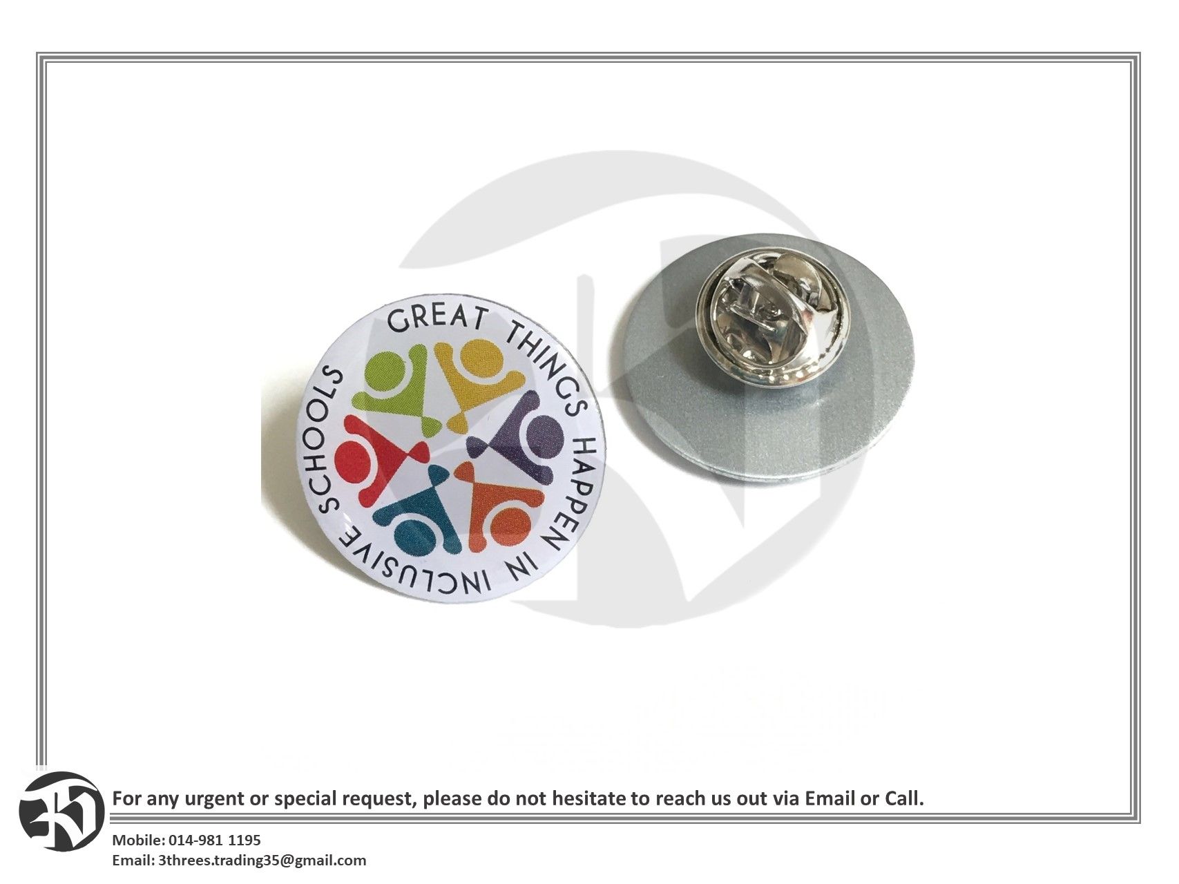 Custom Made Metal Lapel Pin