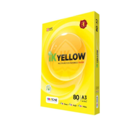 IK Yellow A3 Paper 80gms 500'