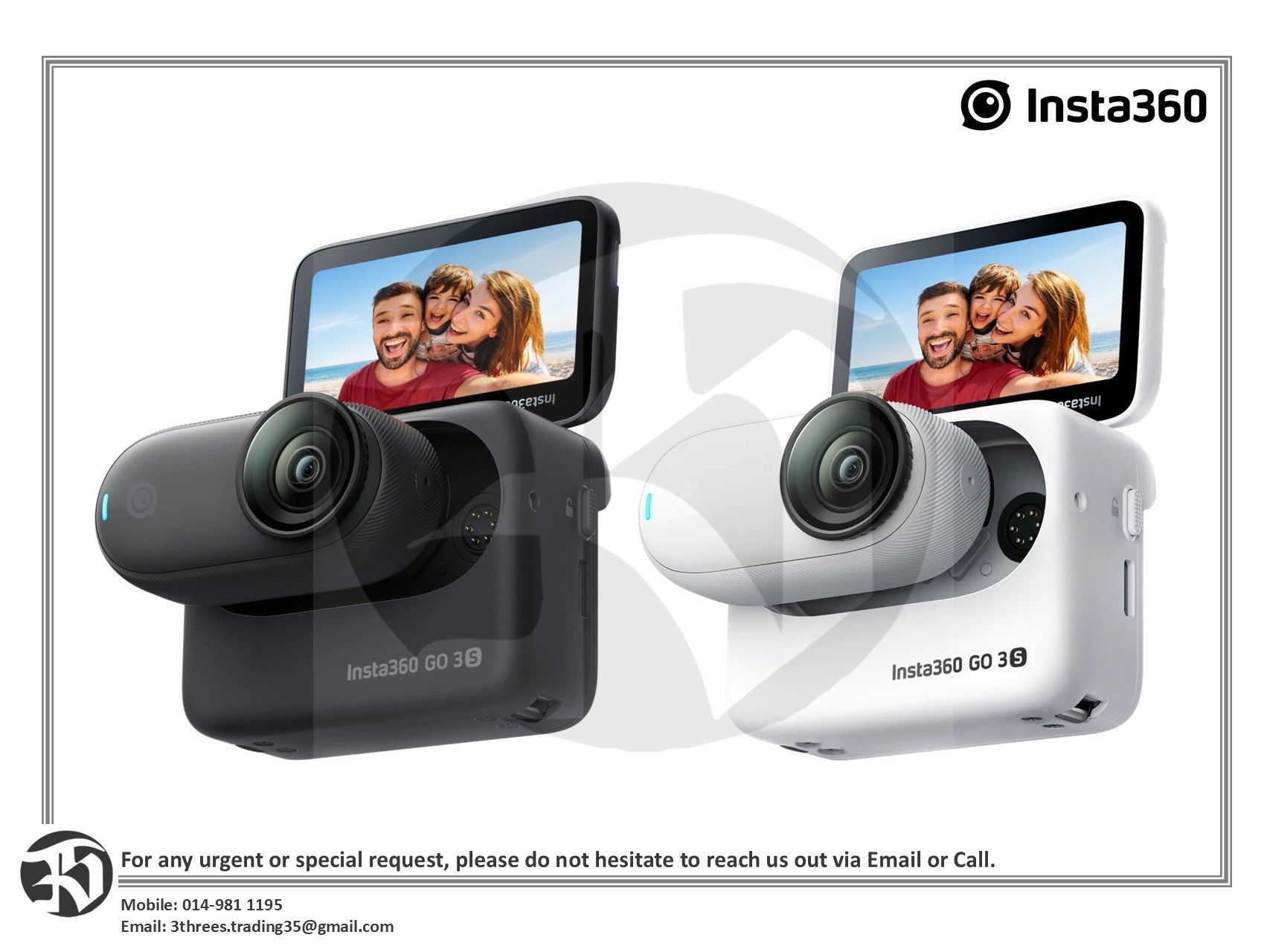 Insta360 GO 3S 128GB (Standalone)