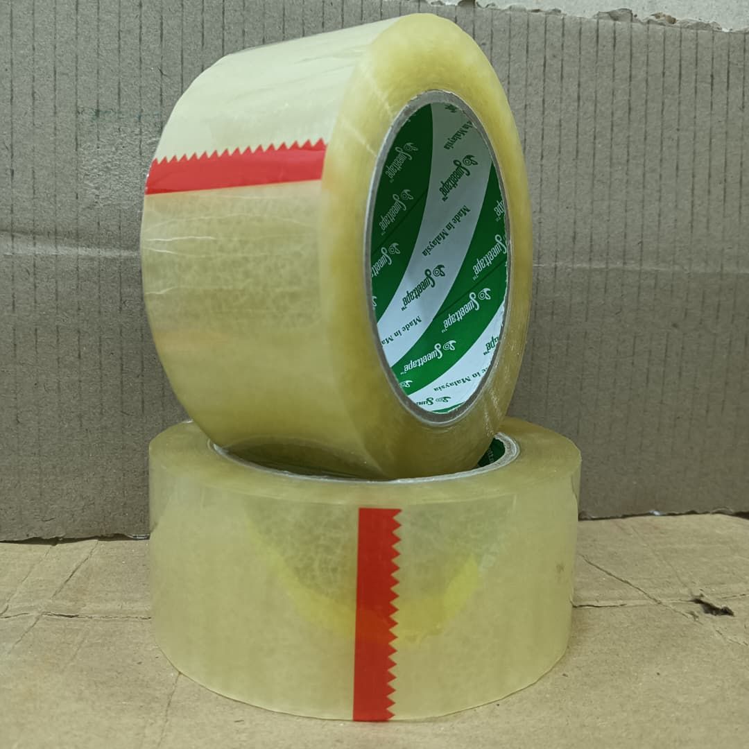 SWEETTAPE 820 Opp Tape, Clear 55µm, 48mm x 100y(90m)