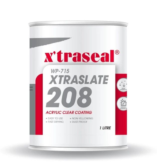 X'TRASEAL WP-715 XTRASLATE 208 ACRYLIC CLEAR COATING (1 LITRE)