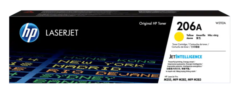 Genuine Malaysia HP Warranty - INK HP TONER W2112A/206A (YELLOW)
