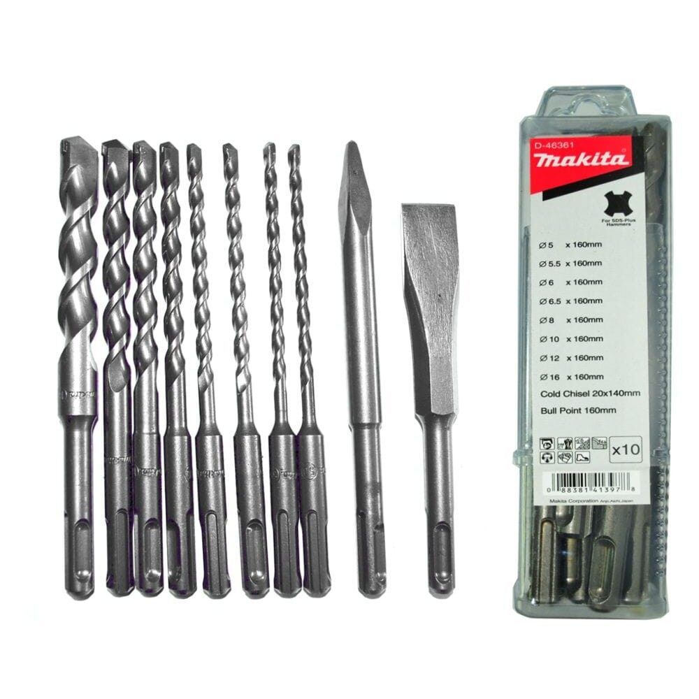 Makita SDS-Plus Drill & Chisel Set - D-46361