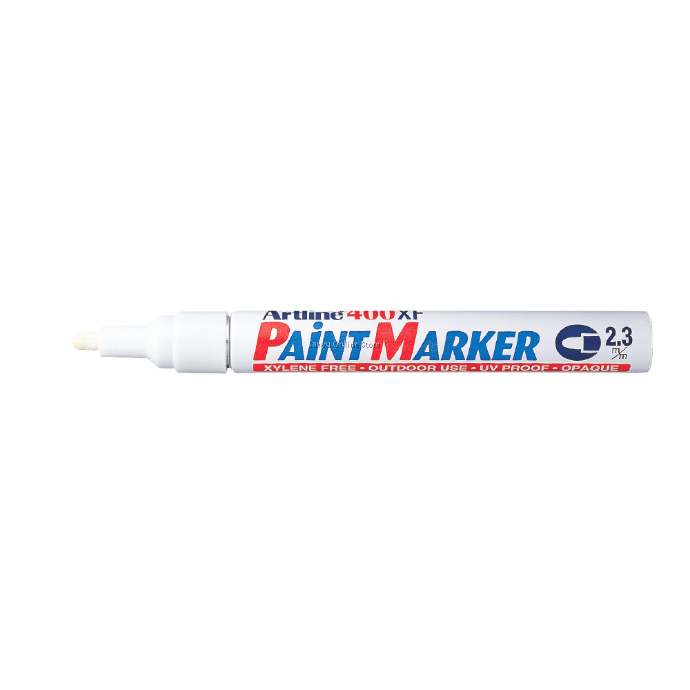 ARTLINE 400XF PAINT MARKER - WHITE 12/Box