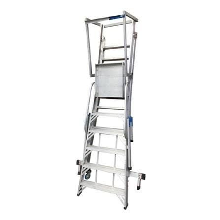 HEAVY DUTY FOLDABLE WAREHOUSE STEP LADDER