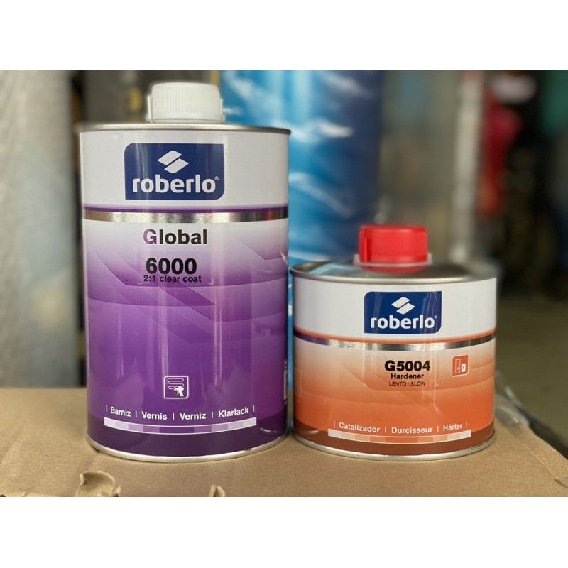 ROBERLO GLOBAL 6000 2:1 2K CLEARCOAT MEDIUM SOLID SET
