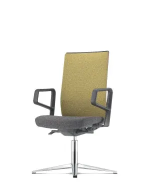 NEXUS SURFACE CONFERENCE / VISITOR CHAIR WITH ARM - SF8413F-19A71(BLACK ARMREST)