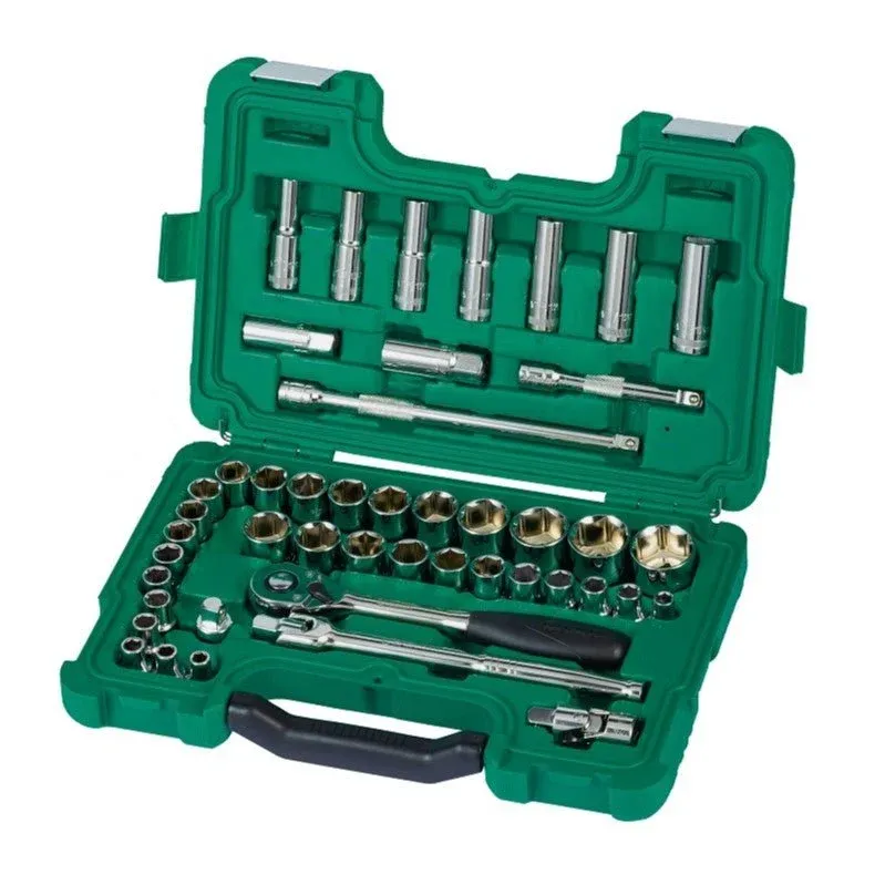 Sata 46PC. 1/2” DR. SOCKET SET (METRIC & S.A.E.)