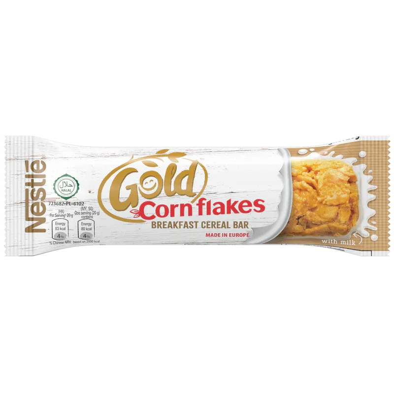 Gold Corn Flakes Cereal Bar 24 Pack x 20g