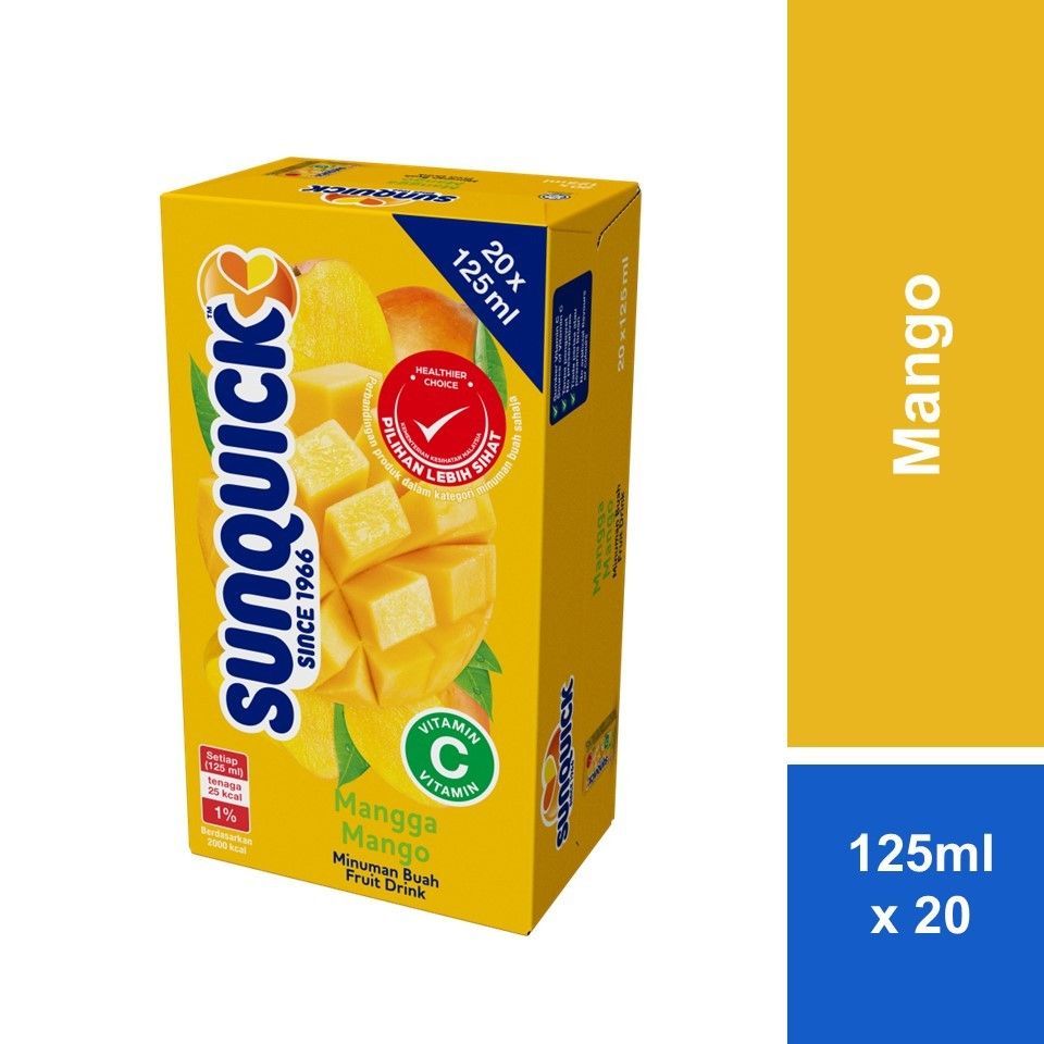 Sunquick Mango Fruit Drink 24 x 125ml