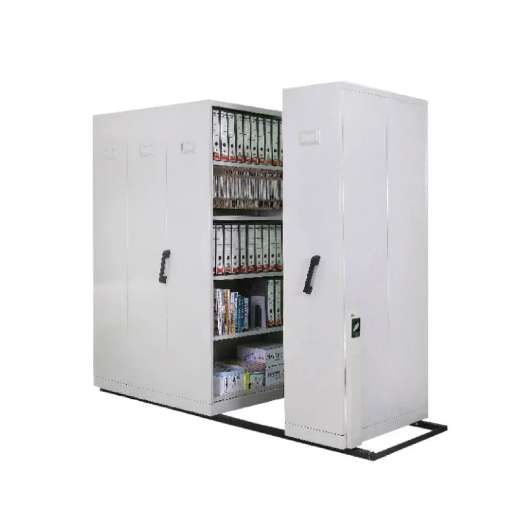 8' Feet 4-Bay Mobile Compactor (Central Locking) / Size : 244(L) x 91(W) x 211(H) mm / Sistem Simpanan Almari Mudah Alih / File Cabinet / Fail Kabinet # Hand Push # Lockable Steel Cabinet # Steel Cabinet # ST-138-4B # RS2580 ( KTT : 1 Unit )