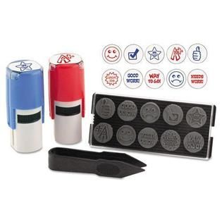 Shiny Self Inking Round Stamp (15mm)