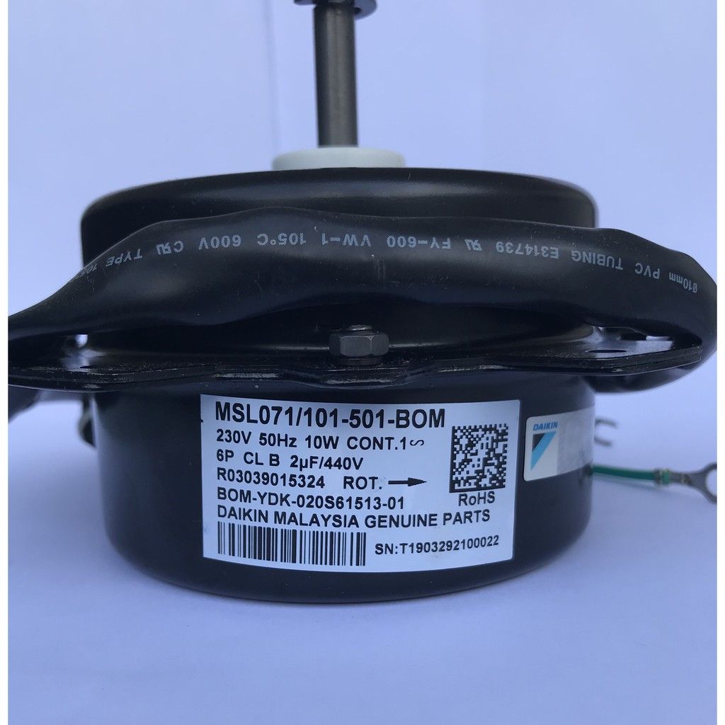 DAIKIN/YORK/ACSON YSL/ALC 09C FAN MOTOR MSL071/101-501-BOM 10W (YDK-020S61513-01)