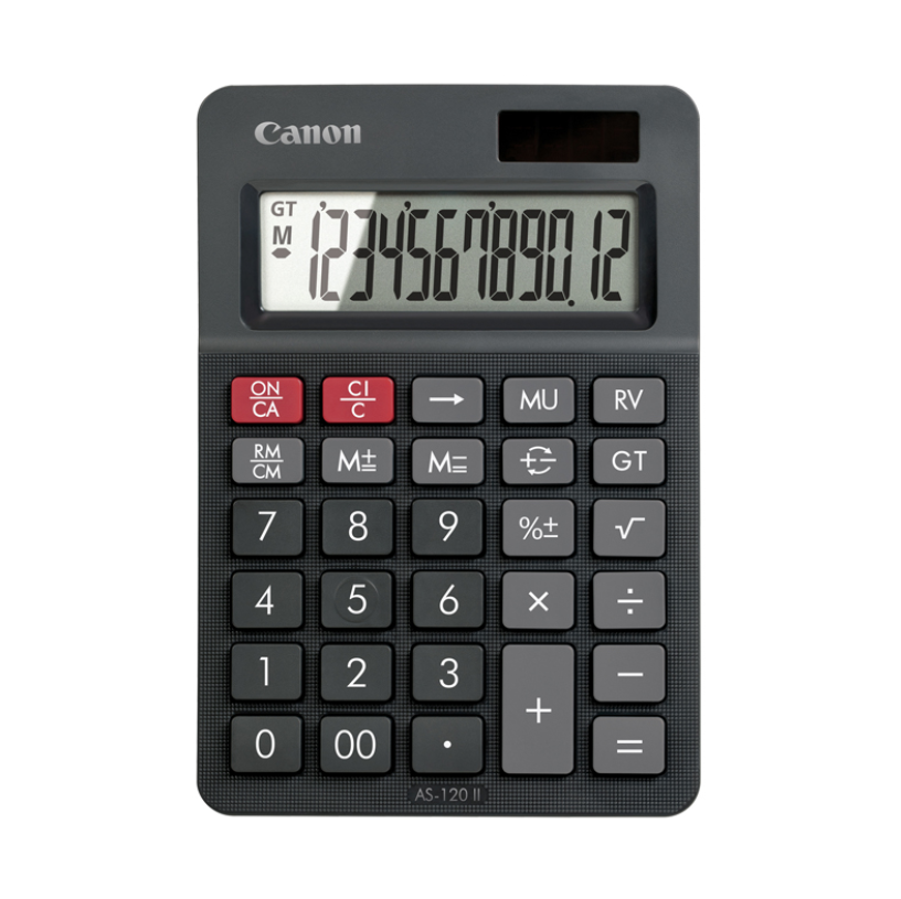 CANON AS-120 II DESKTOP CALCULATOR (12-DIGIT)