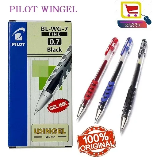 Pilot WINGEL / Pilot G1 Gel Ink Pen 0.5mm / 0.7mm RTSB BLACK, BLUE, RED PRICE IN BOX