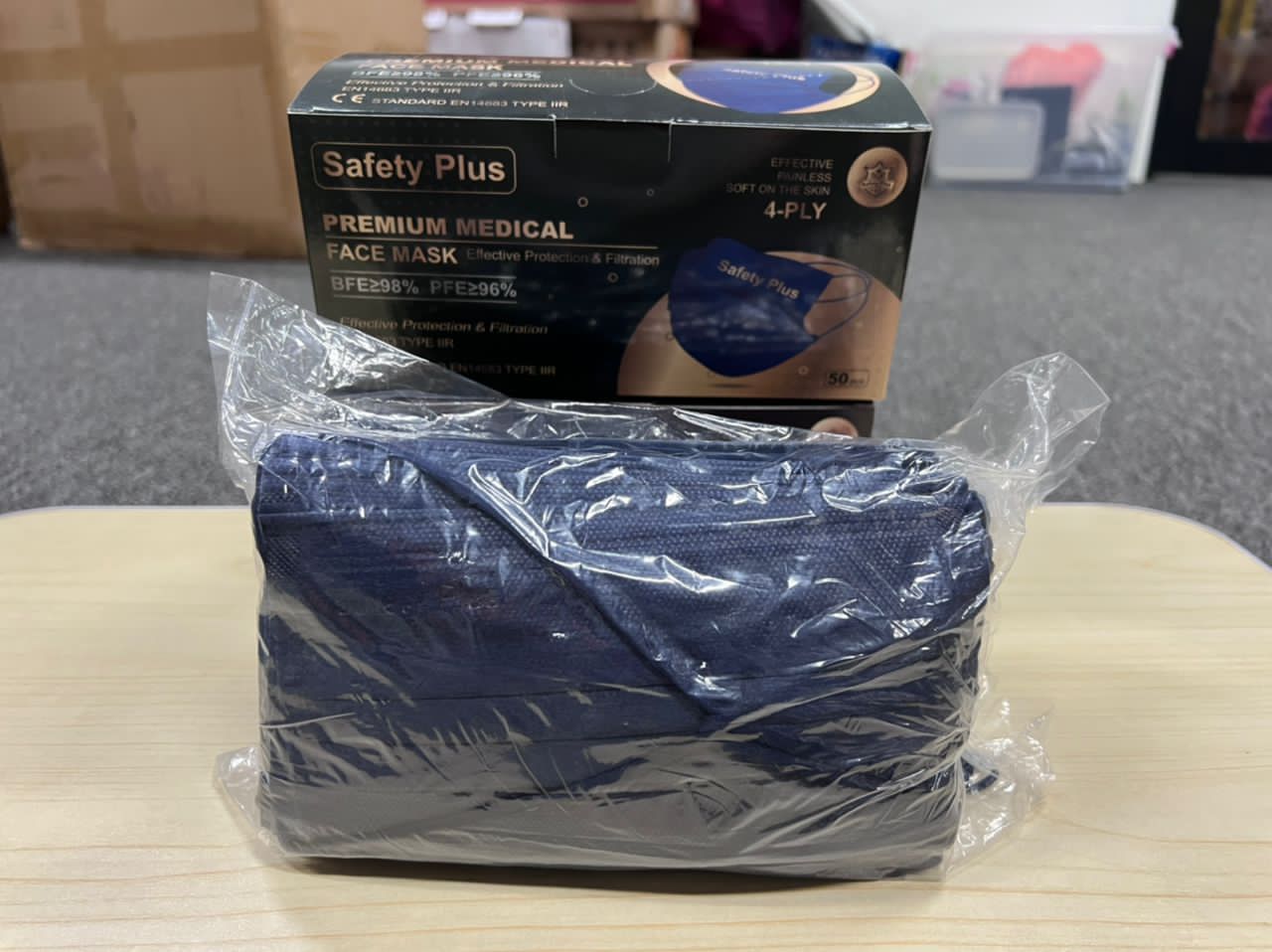 Safetyplus Safety plus 4ply medical face mask