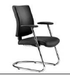 NEXUS BRABUSS CONFERENCE/VISITOR CHAIR WITH ARM - BR323L-80C