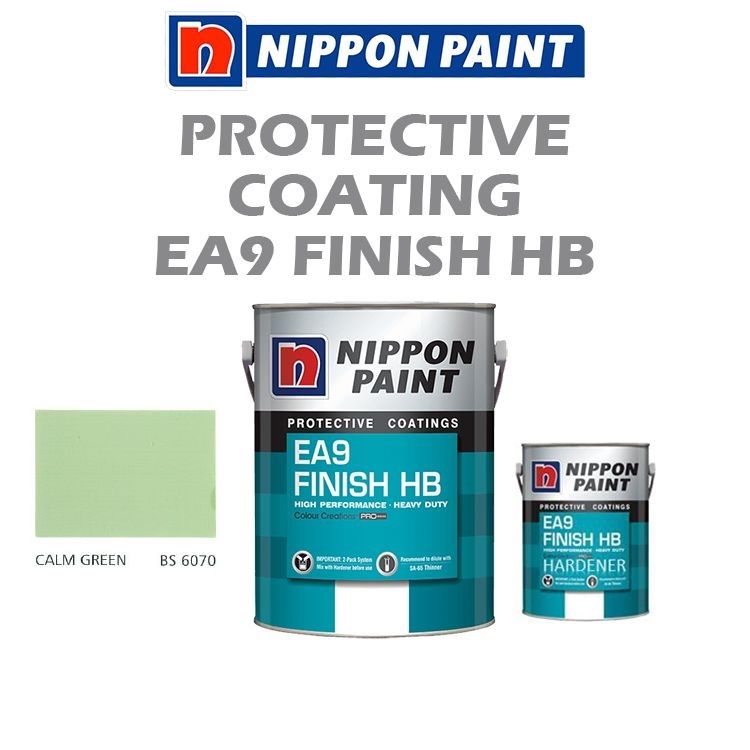 NIPPON HIGH PERFORMANCE PROTECTIVE COATING - EA9 FINISH HB - CALM GREEN BS6070