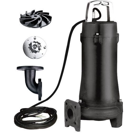 LEO 32SWP3.6-17-1.1L/QG SUBMERSIBLE SEWAGE PUMP [3 PHASE] (1.1kW/1.5HP)